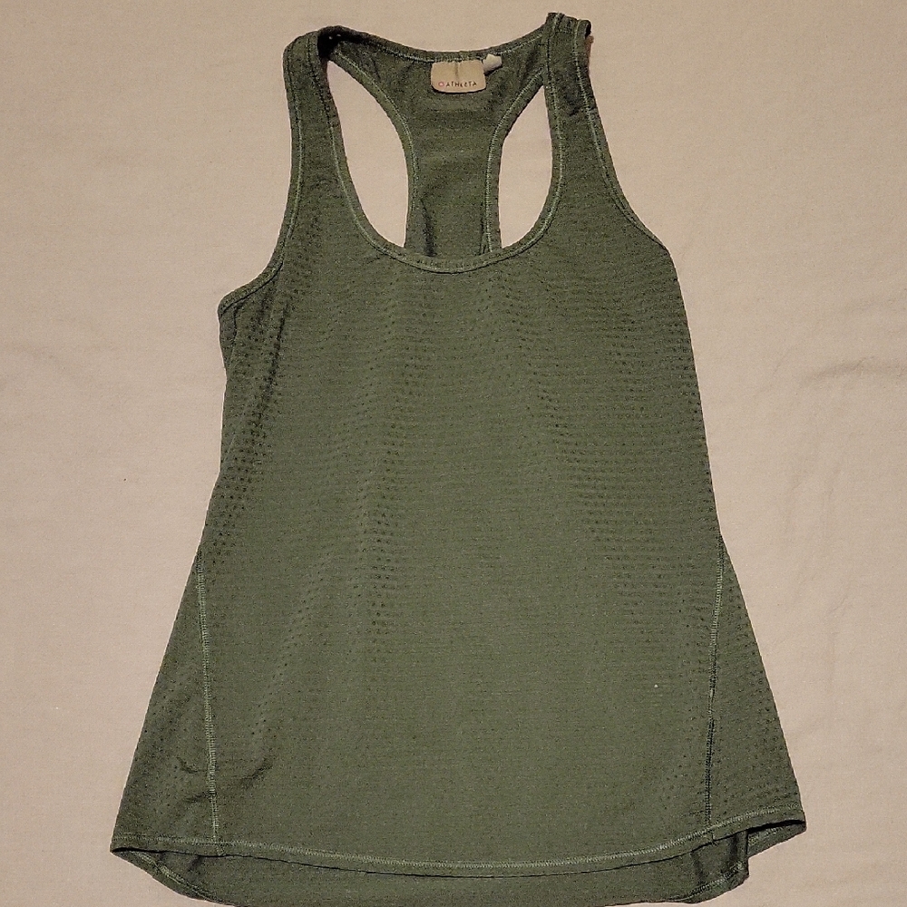 EUC Athleta Women's Green Tank Top Size Small